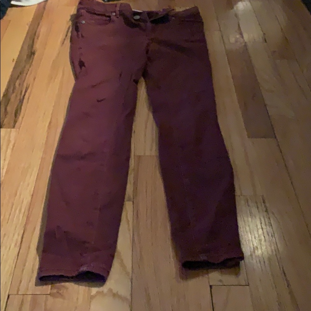 Loft suede jegging